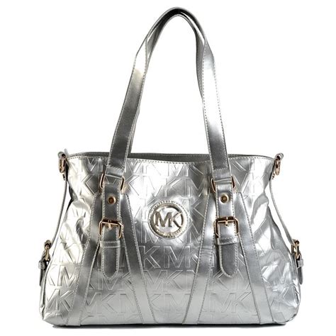 michael kors handtasche schwarz|michael kors silver satchel handbag.